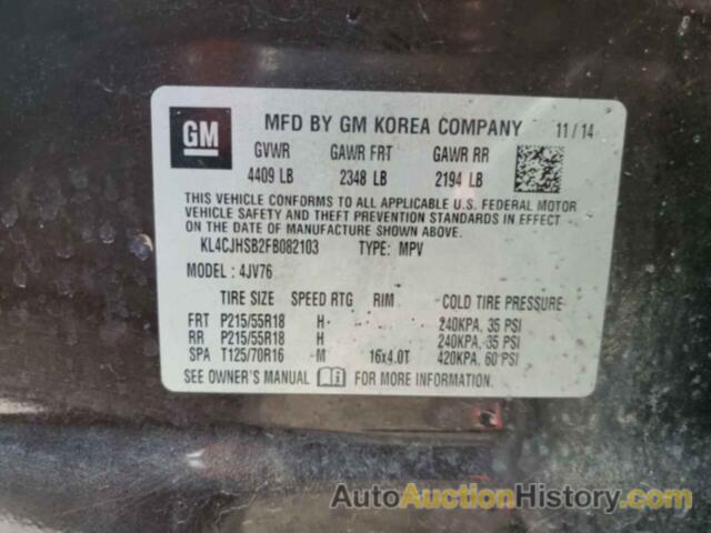 BUICK ENCORE PREMIUM, KL4CJHSB2FB082103