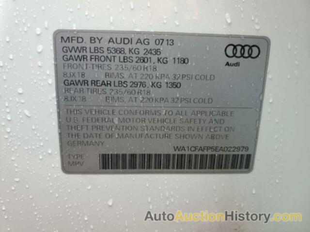 AUDI Q5 PREMIUM, WA1CFAFP5EA022979