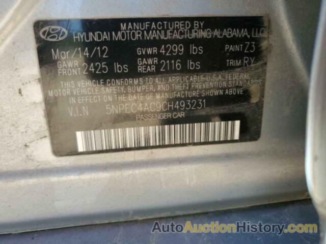 HYUNDAI SONATA SE, 5NPEC4AC9CH493231