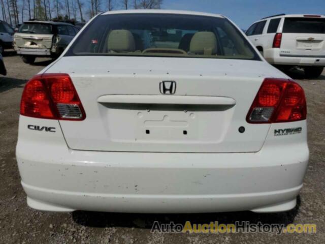 HONDA CIVIC HYBRID, JHMES96624S015981