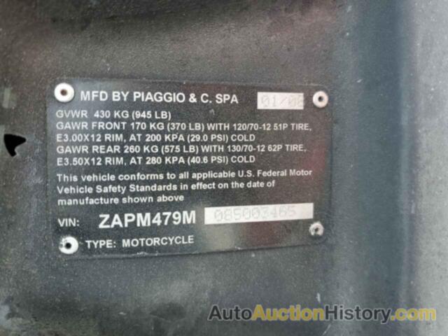 PIAGGIO MP3 250 250, ZAPM479M085003465