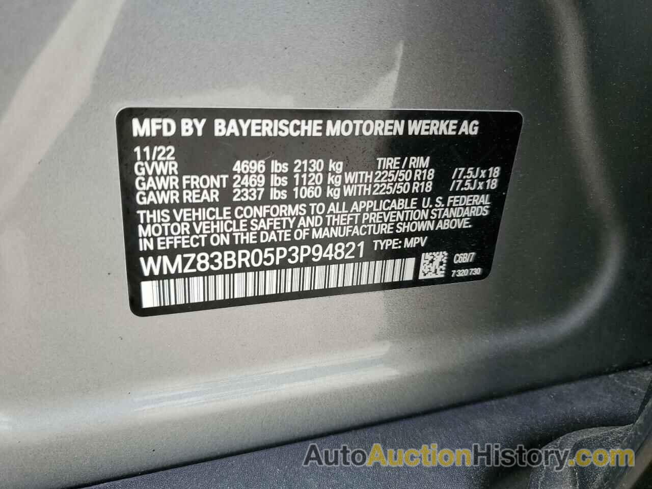 MINI COOPER S COUNTRYMAN ALL4, WMZ83BR05P3P94821