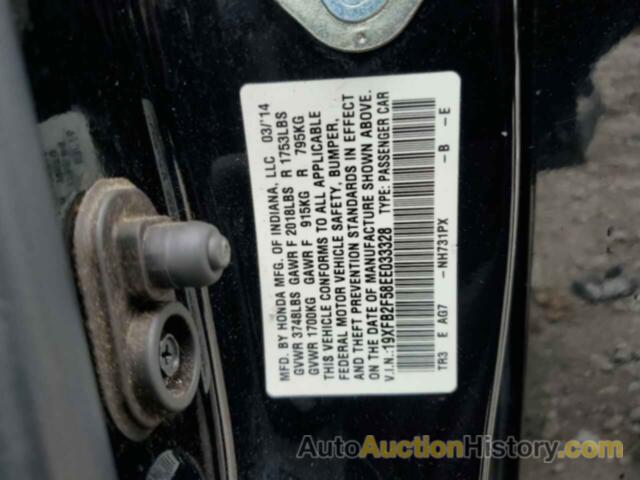 HONDA CIVIC LX, 19XFB2F58EE033328