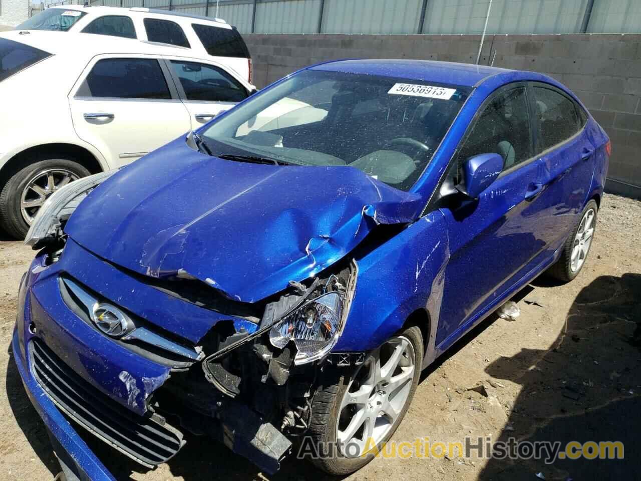 2013 HYUNDAI ACCENT GLS, KMHCT4AE7DU499248