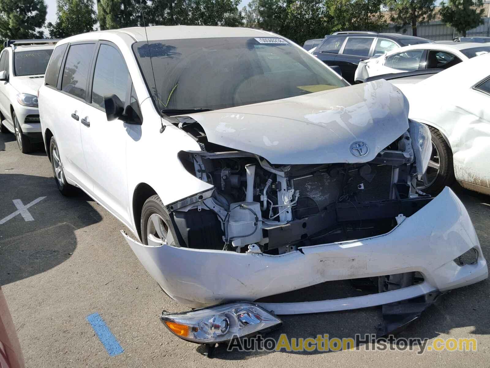 2013 TOYOTA SIENNA BASE, 5TDZK3DC0DS303838