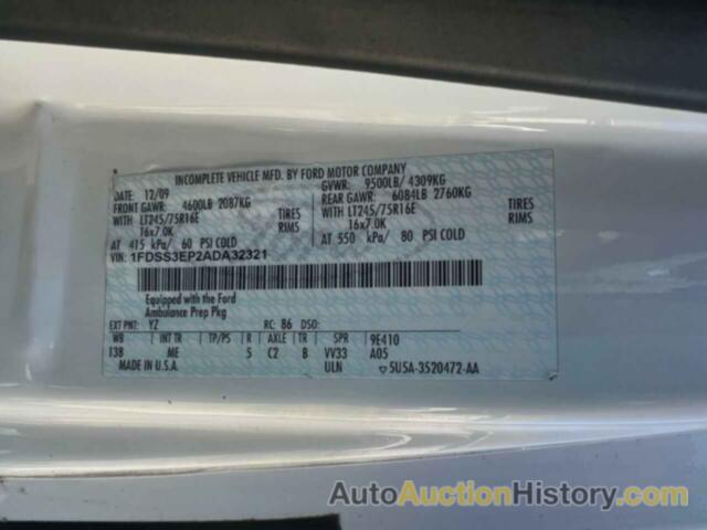 FORD ALL Models E350 SUPER DUTY VAN, 1FDSS3EP2ADA32321