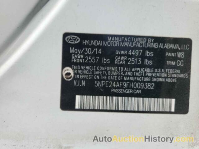 HYUNDAI SONATA SE, 5NPE24AF9FH009382