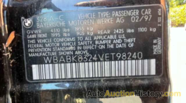 BMW 3 SERIES IC AUTOMATIC, WBABK8324VET98240