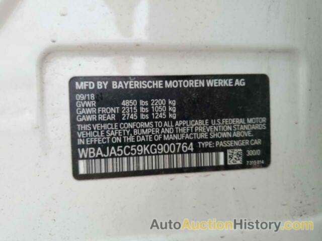 BMW 5 SERIES I, WBAJA5C59KG900764