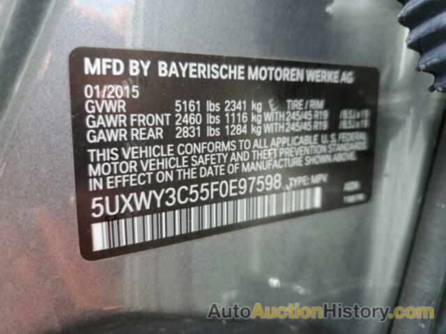 BMW X3 XDRIVE28D, 5UXWY3C55F0E97598