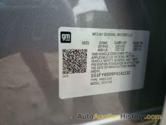 CHEVROLET BOLT LT, 1G1FY6S09P4141132