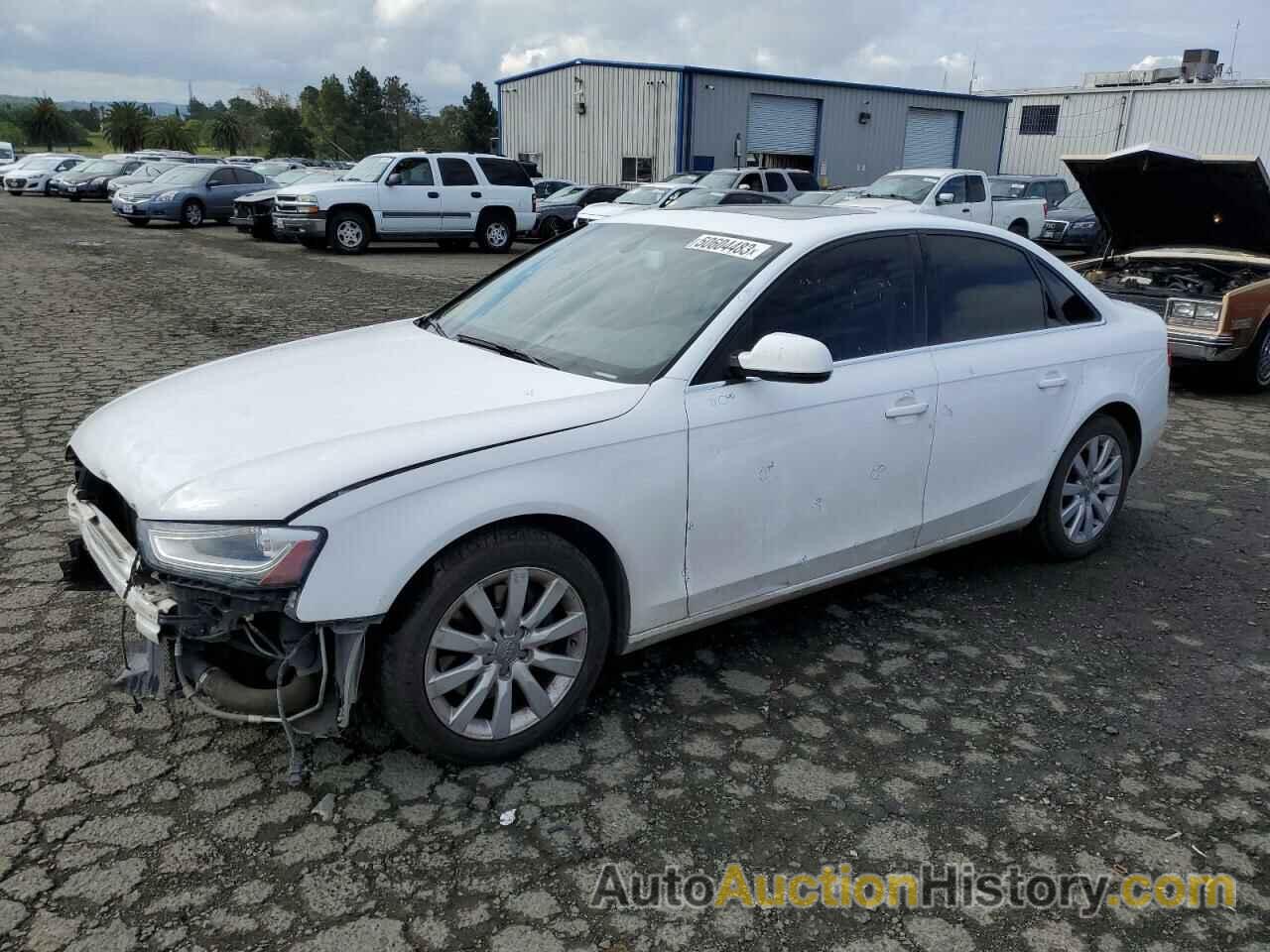 2013 AUDI A4 PREMIUM, WAUAFAFL0DA153694