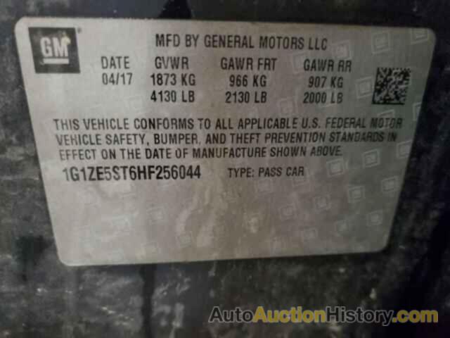 CHEVROLET MALIBU LT, 1G1ZE5ST6HF256044