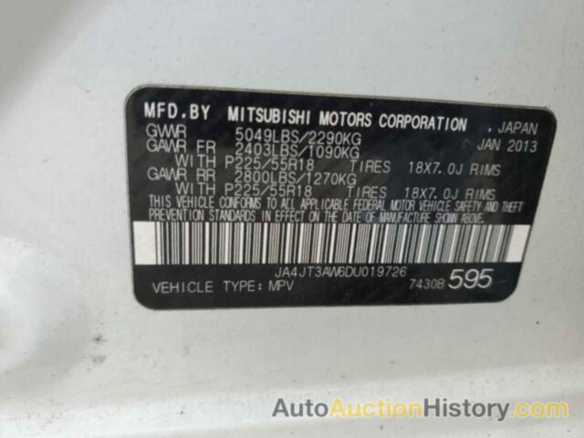 MITSUBISHI OUTLANDER SE, JA4JT3AW6DU019726