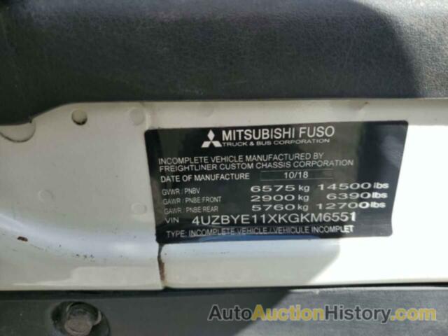 MITSUBISHI FUSO TRUCK OF FE FECZTS FECZTS, 4UZBYE11XKGKM6551