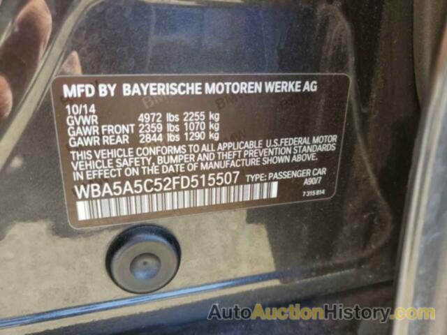 BMW 5 SERIES I, WBA5A5C52FD515507
