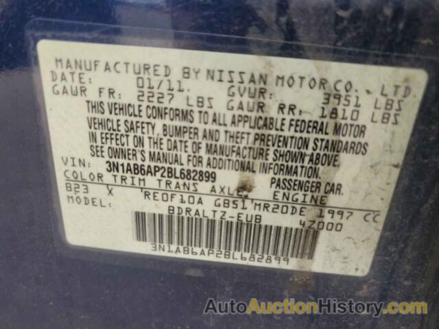 NISSAN SENTRA 2.0, 3N1AB6AP2BL682899