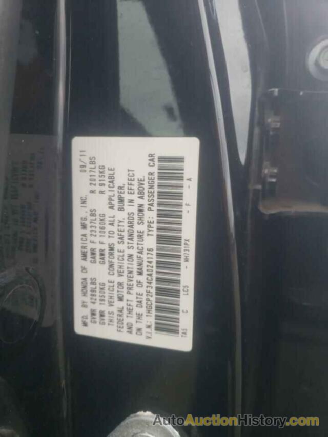 HONDA ACCORD LX, 1HGCP2F34CA024176