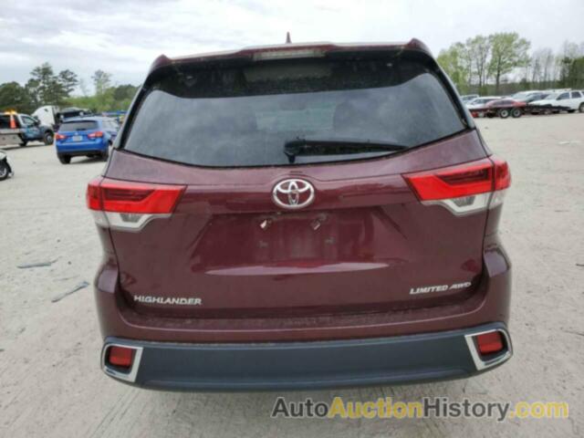 TOYOTA HIGHLANDER LIMITED, 5TDDZRFH2JS866290