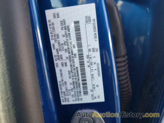 FORD ESCAPE SE, 1FMCU9BZ1NUA64626