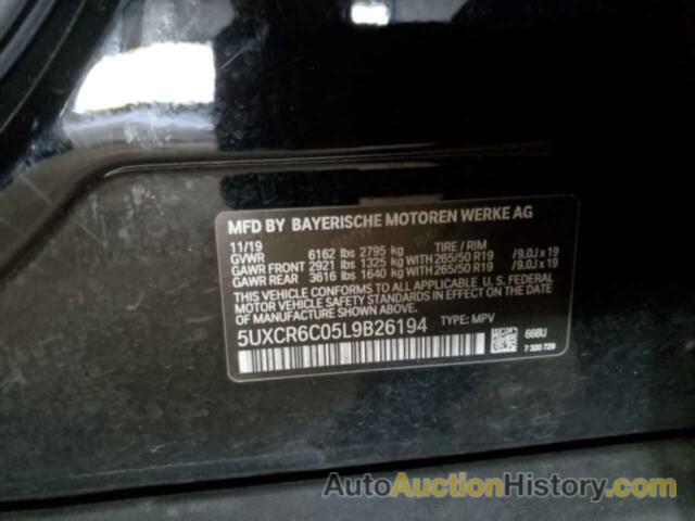 BMW X5 XDRIVE40I, 5UXCR6C05L9B26194