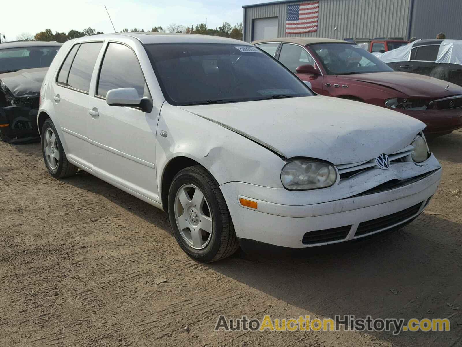 2001 VOLKSWAGEN GOLF GLS, 9BWGS21J914002583