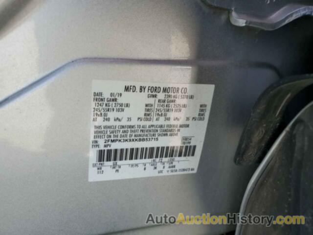 FORD EDGE TITANIUM, 2FMPK3K9XKBB53715