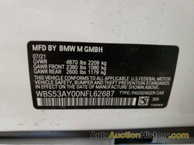 BMW M3, WBS53AY00NFL62687