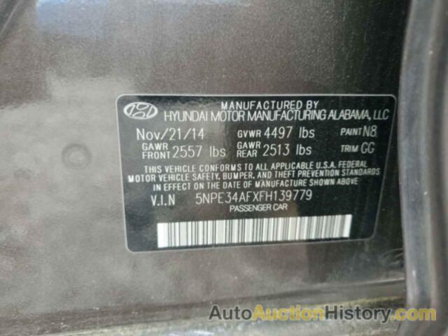 HYUNDAI SONATA SPORT, 5NPE34AFXFH139779