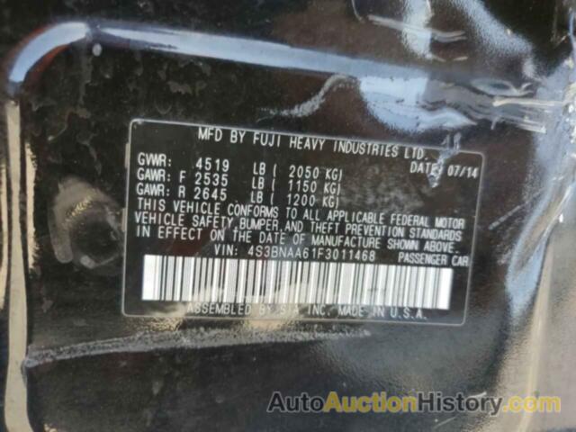 SUBARU LEGACY 2.5I, 4S3BNAA61F3011468