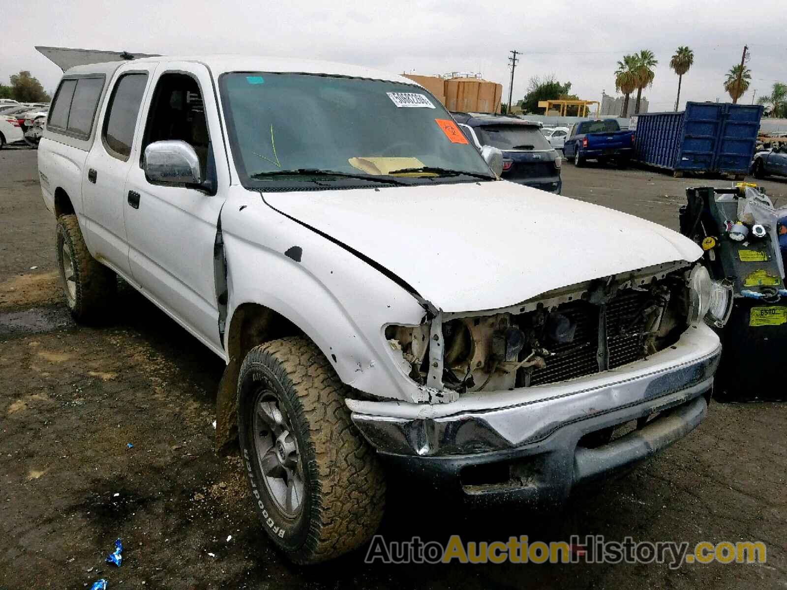 2001 TOYOTA TACOMA DOU DOUBLE CAB PRERUNNER, 5TEGN92N31Z868332