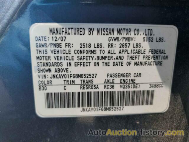 INFINITI M35 BASE, JNKAY01F68M652527