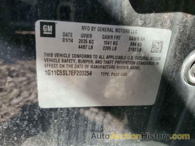 CHEVROLET MALIBU 1LT, 1G11C5SL7EF203254