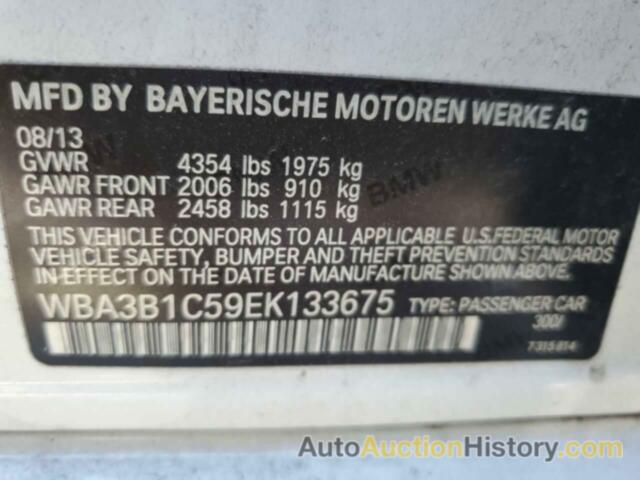BMW 3 SERIES I, WBA3B1C59EK133675