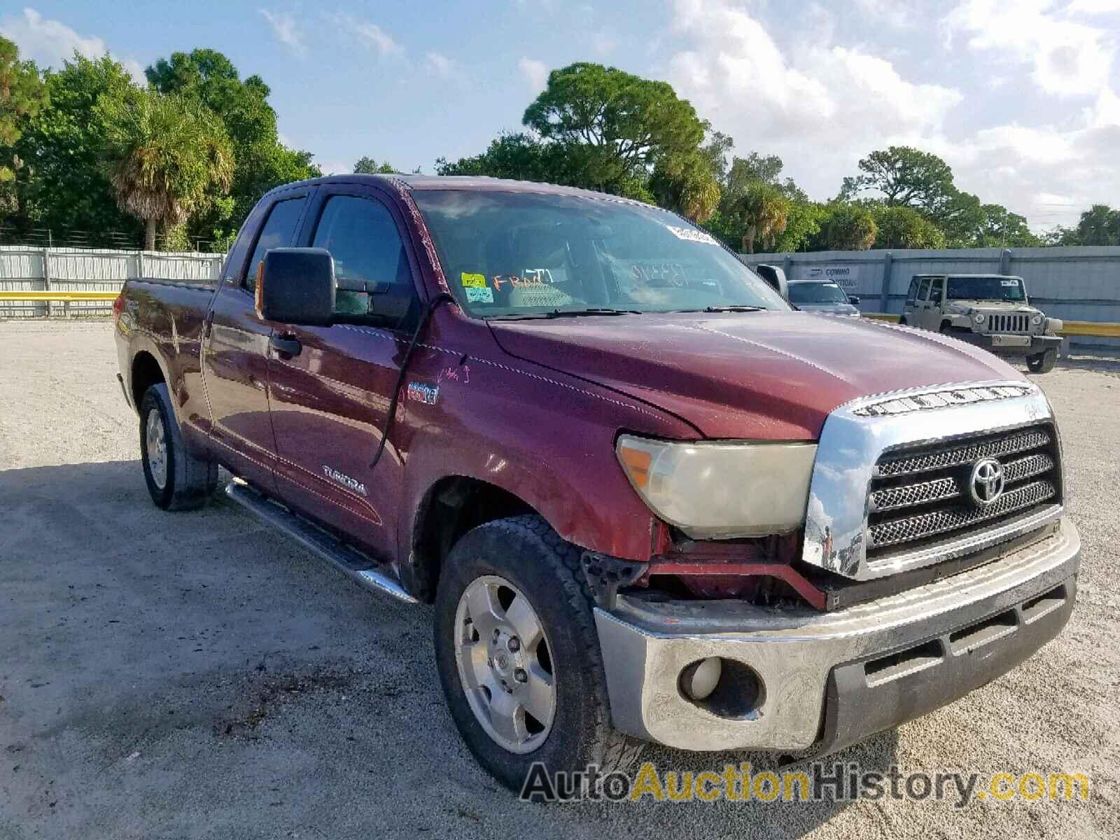 2008 TOYOTA TUNDRA DOU DOUBLE CAB, 5TBRV54128S473781