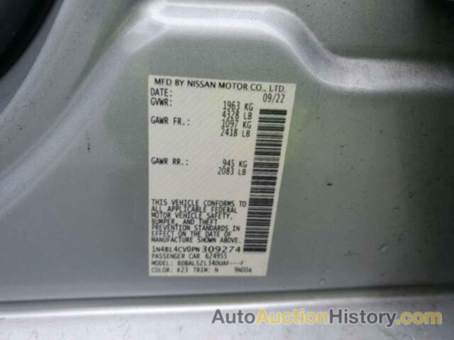 NISSAN ALTIMA SR, 1N4BL4CV0PN309274