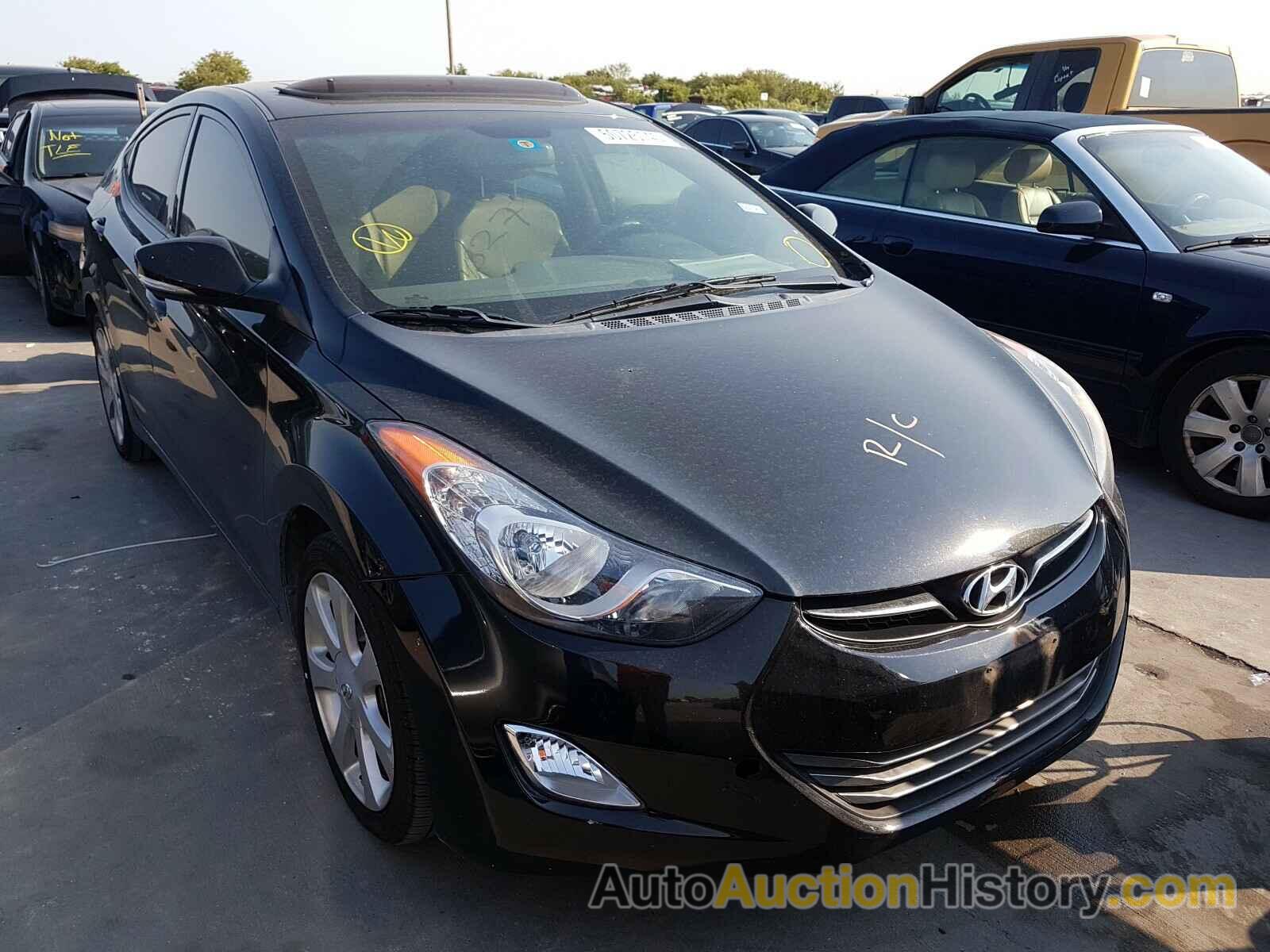 2013 HYUNDAI ELANTRA GLS, KMHDH4AEXDU873034