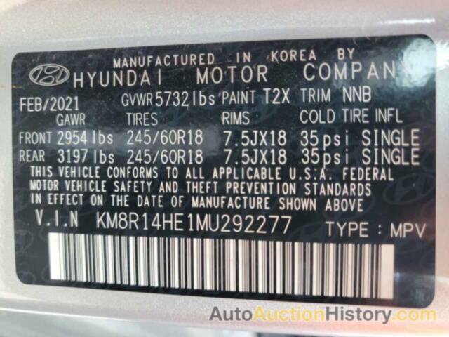 HYUNDAI PALISADE SE, KM8R14HE1MU292277