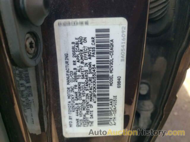 TOYOTA CAMRY LE, 4T1BF30KX3U550454