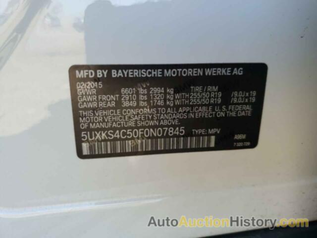 BMW X5 XDRIVE35D, 5UXKS4C50F0N07845