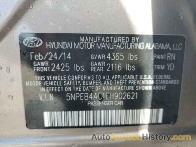 HYUNDAI SONATA GLS, 5NPEB4AC1EH902621