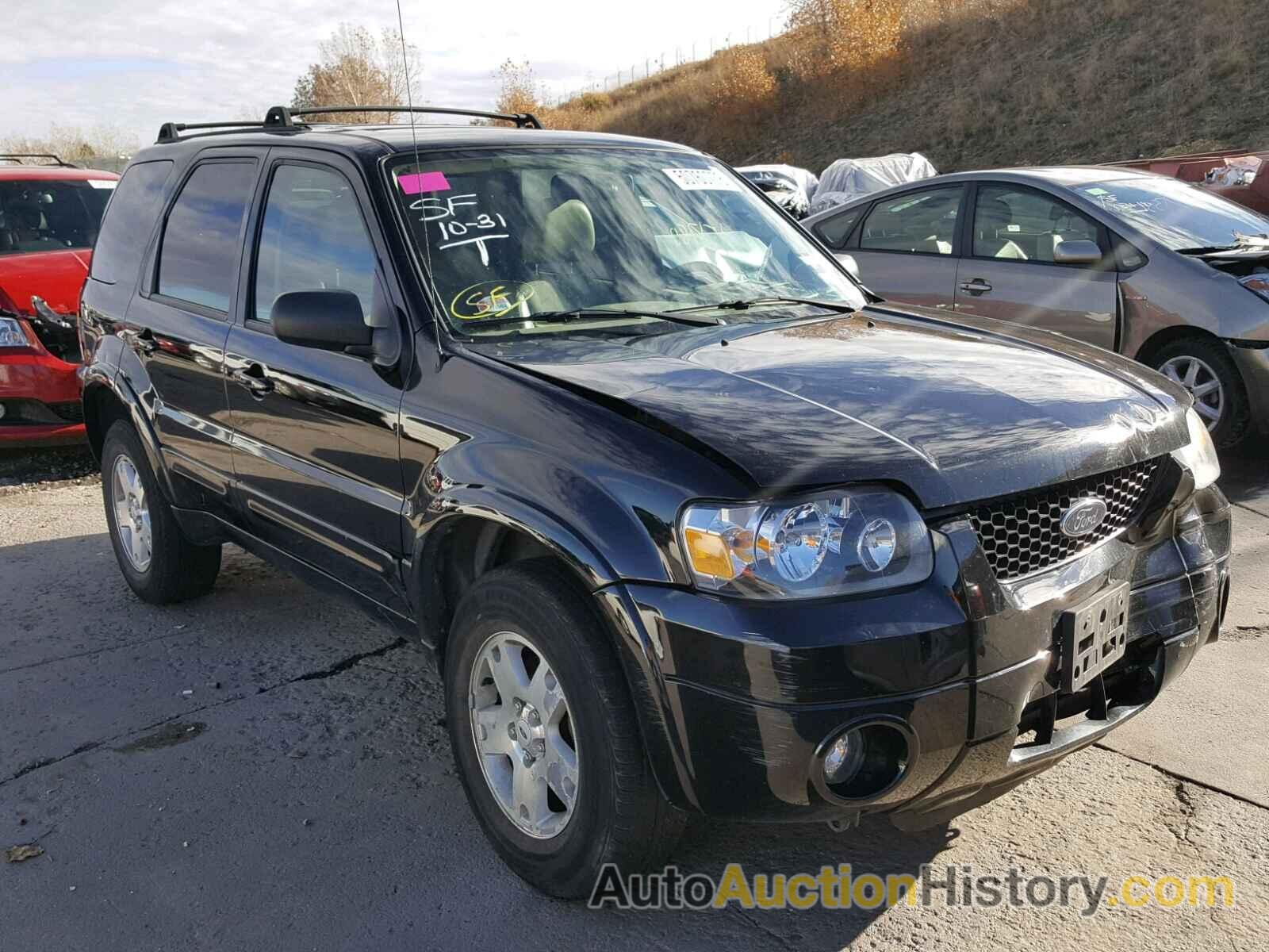 2006 FORD ESCAPE LIMITED, 1FMCU94116KC72672