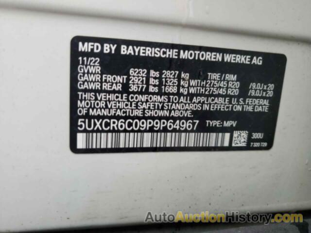 BMW X5 XDRIVE40I, 5UXCR6C09P9P64967