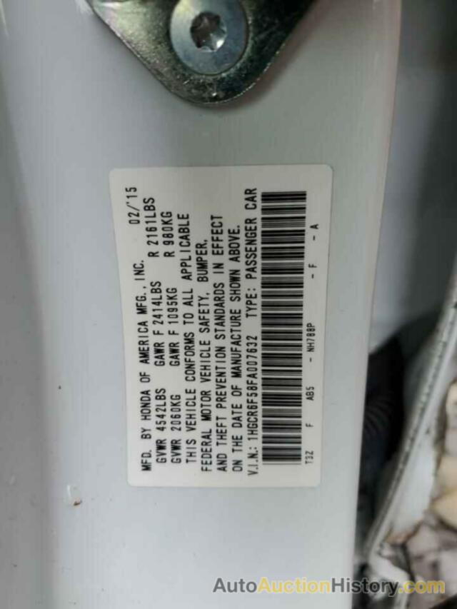 HONDA ACCORD HYBRID EXL, 1HGCR6F58FA007632