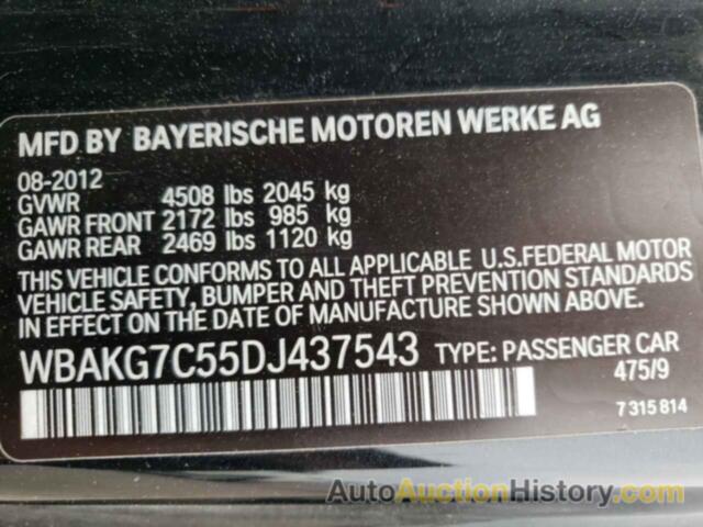 BMW 3 SERIES I, WBAKG7C55DJ437543