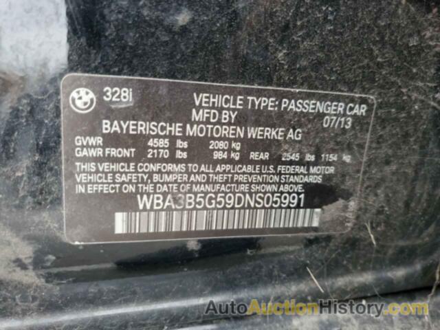 BMW 3 SERIES XI SULEV, WBA3B5G59DNS05991