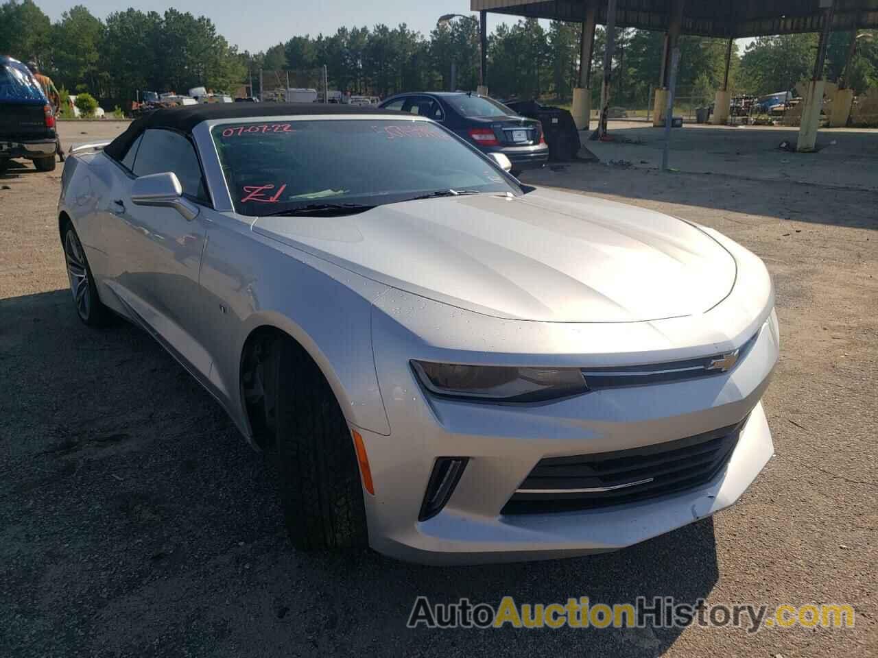 2017 CHEVROLET CAMARO LT, 1G1FB3DSXH0165186