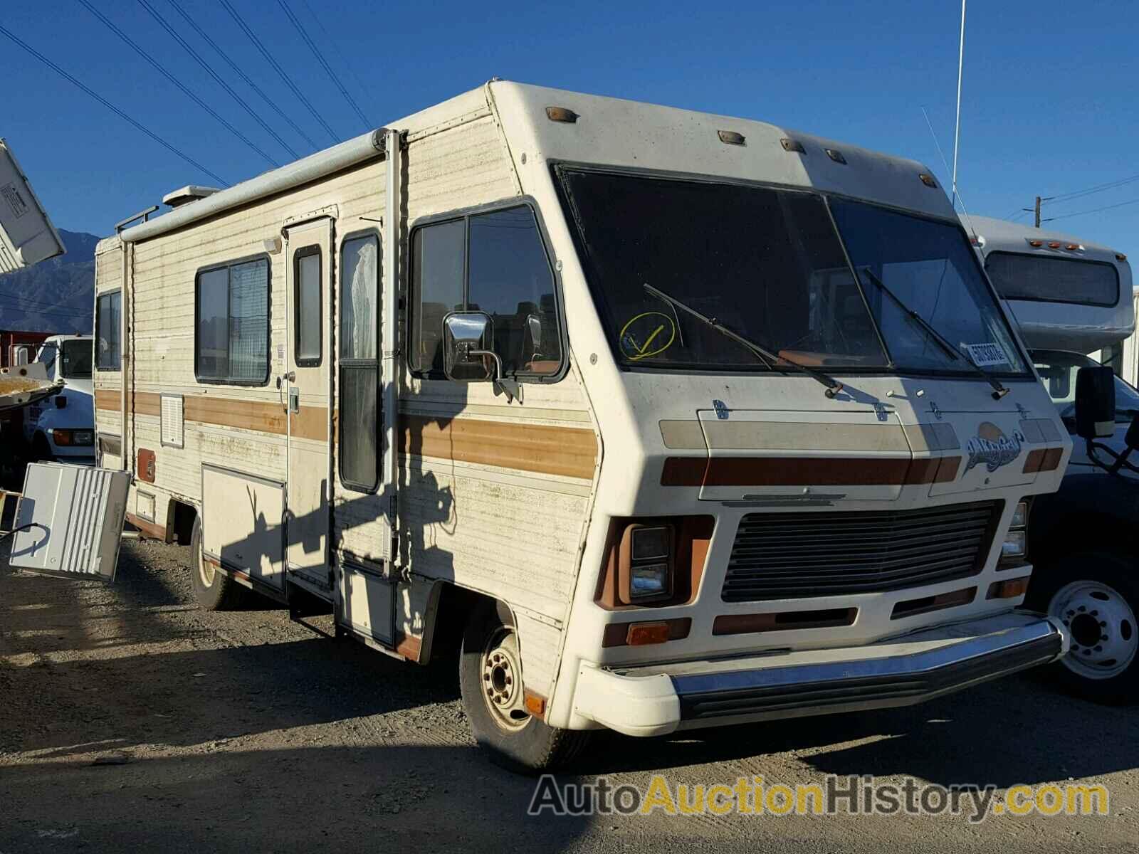 1987 GMC MOTOR HOME CHASSIS P3500, 1GDJP37W0G3502779