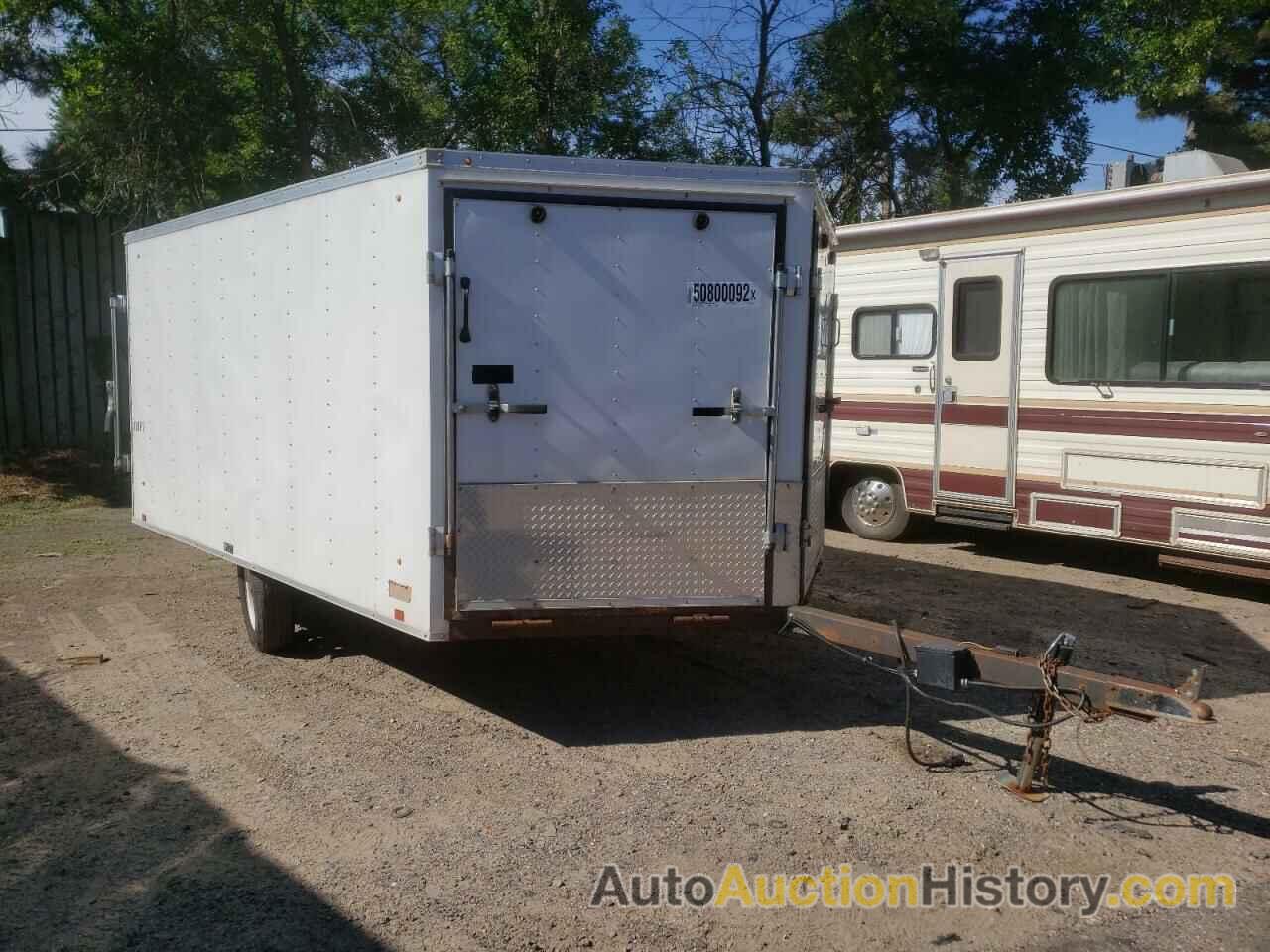 2016 UTILITY 16 TRAILER, 53BLTEA13GA023481