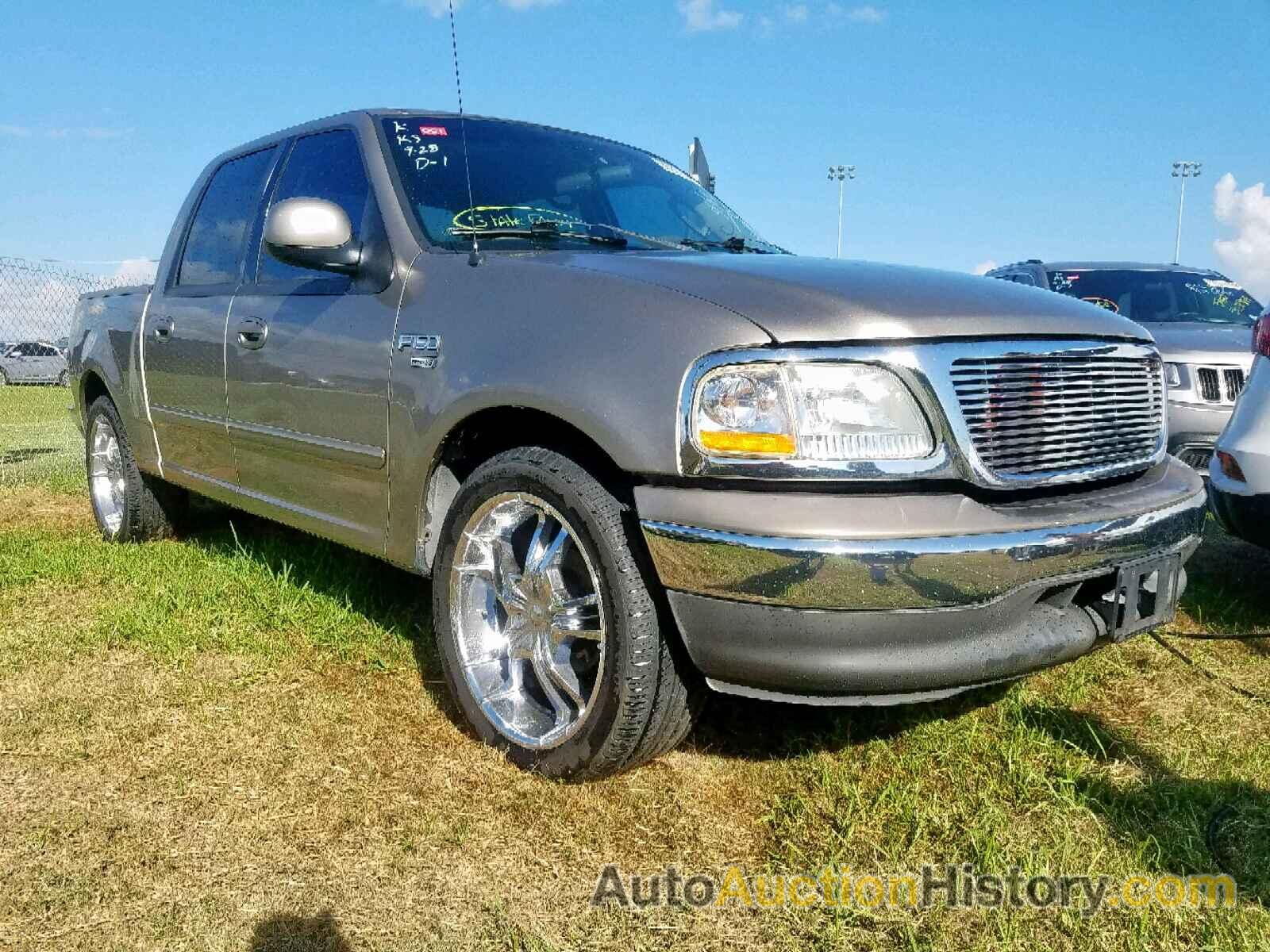 2002 FORD F150 SUPER SUPERCREW, 1FTRW07L52KE41930